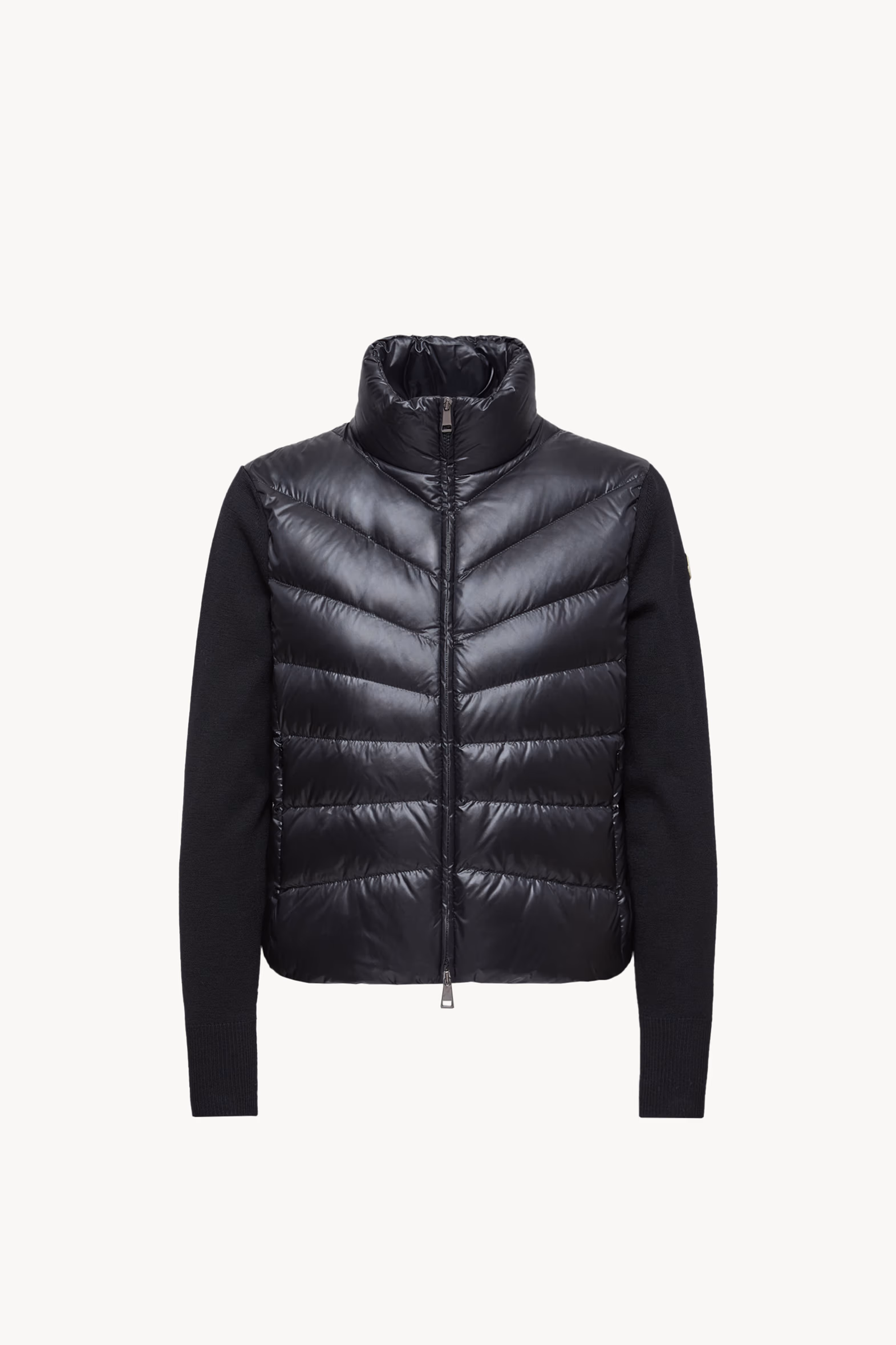 Padded Wool Cardigan Women Black Moncler 2